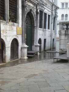 Floodwaters at Rialto
