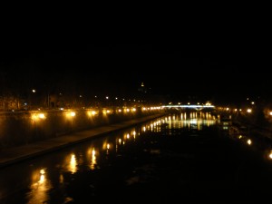 Tiber at night
