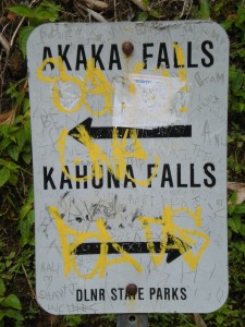 Falling sign